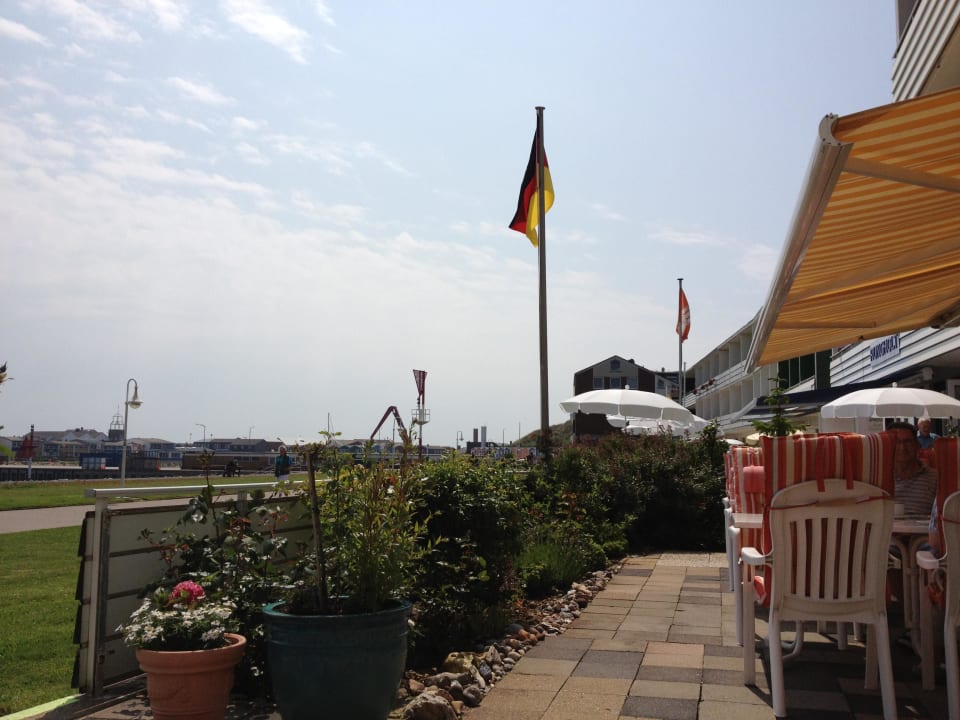 Terrasse Haus am Meer