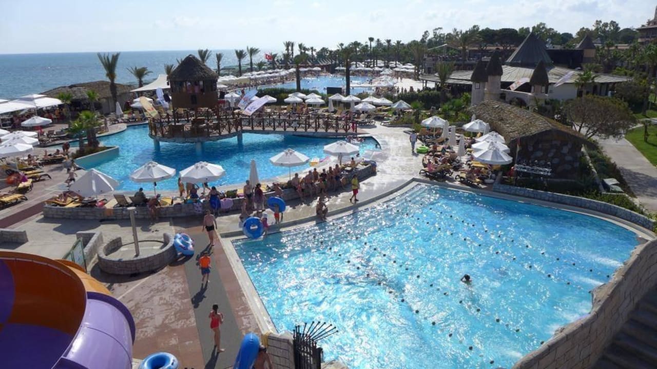 Blick von der Rutsche Papillon Belvil