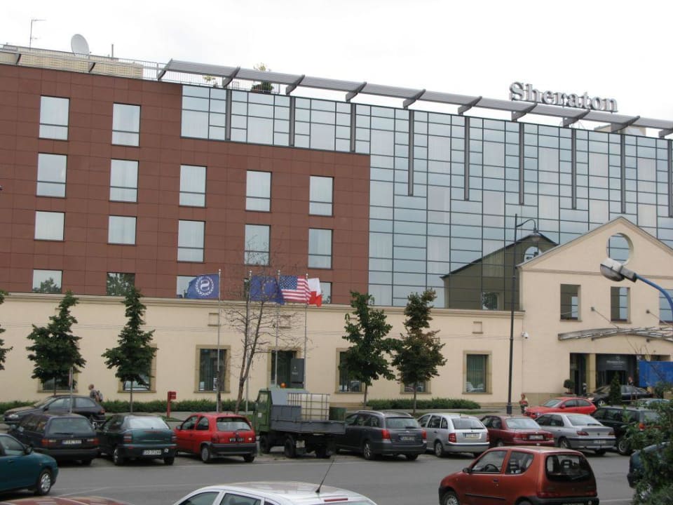 Eingang Sheraton Grand Krakow