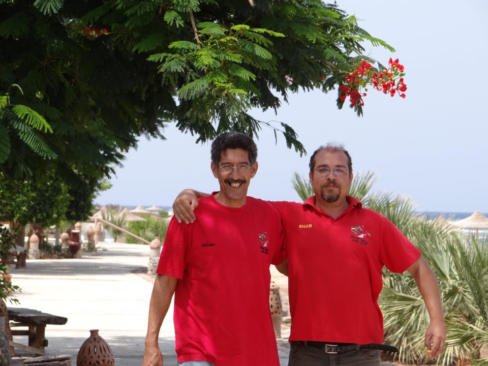 Nette Betreuung durch die Tauchbasis Angestellten Shams Alam Beach Resort