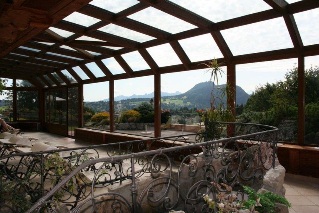 Hallenbad/Wintergarten Hotel Zugspitzblick