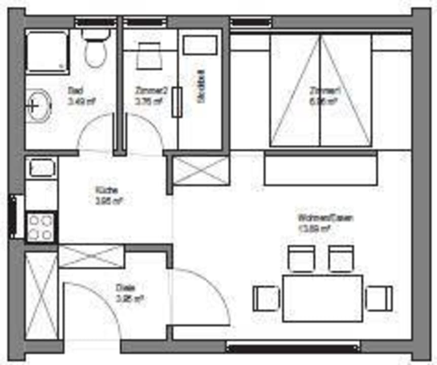 4 Personen Haus 1 Chiemgau Resort Siegsdorf
