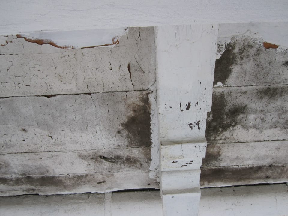 Blick aus dem Fenster nach oben Hotel Weißes Schloss