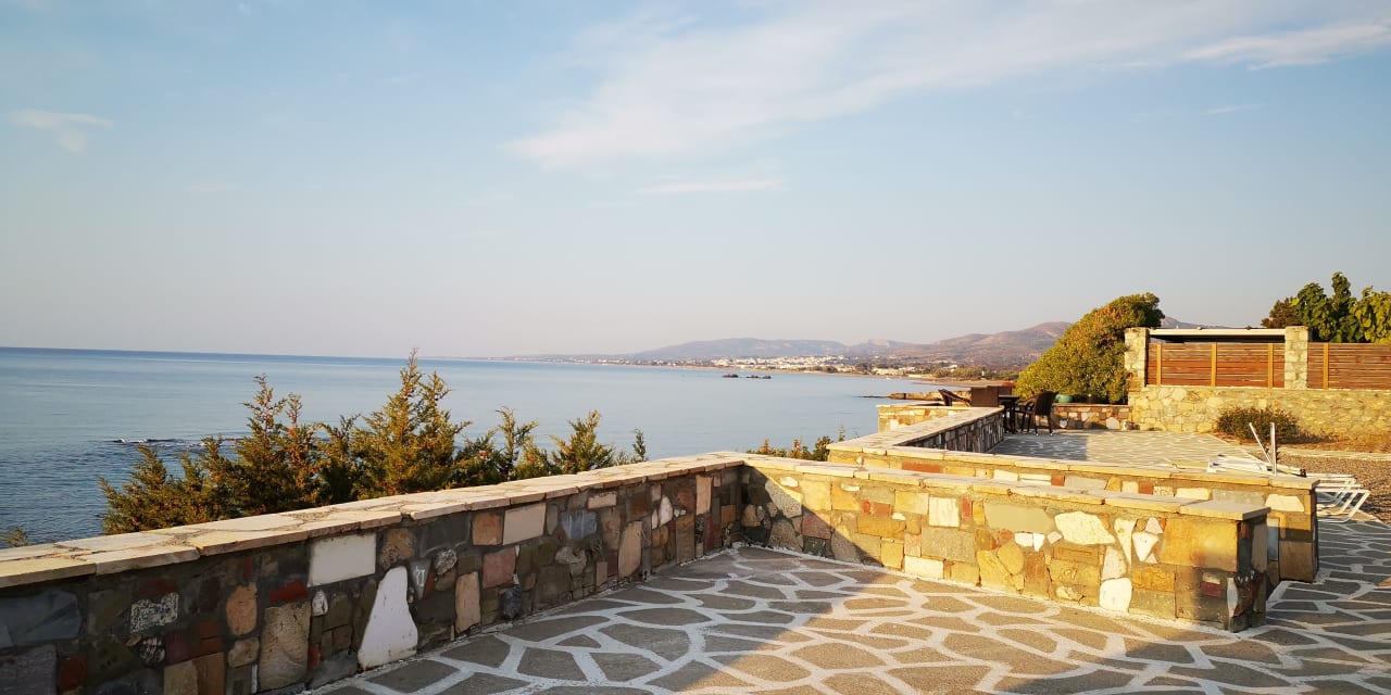 Ausblick Ferienwohnung Beach Apartment in Kiotari