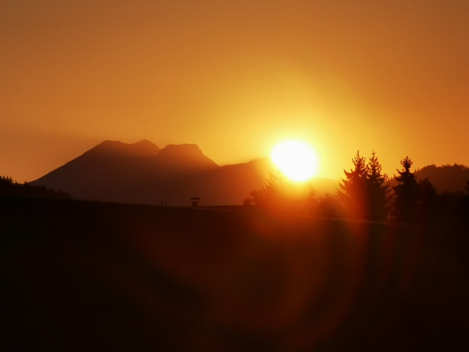 Ausblick Bio-Bauernhof Oberhochstätt
