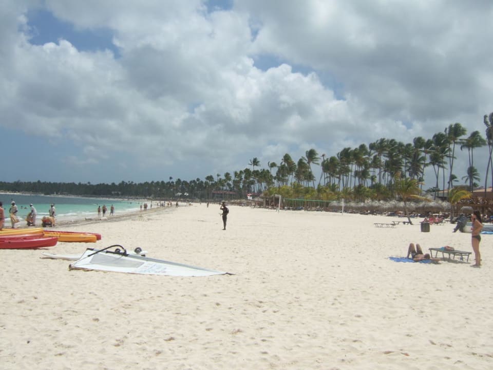 Hotelstrand nicht überfüllt Dreams Royal Beach Punta Cana