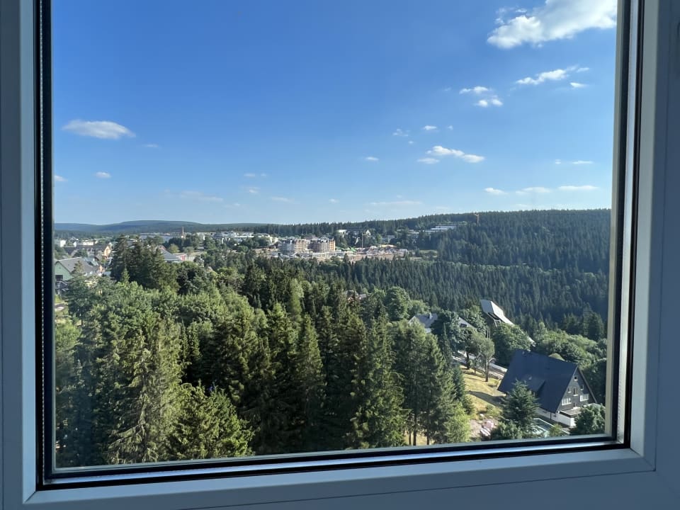 Ausblick AHORN Panorama Hotel Oberhof