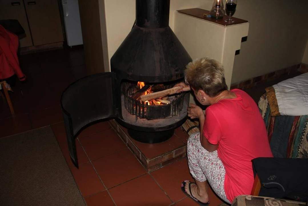 Es kann ganz schön kalt werden. Giants Castle Camp