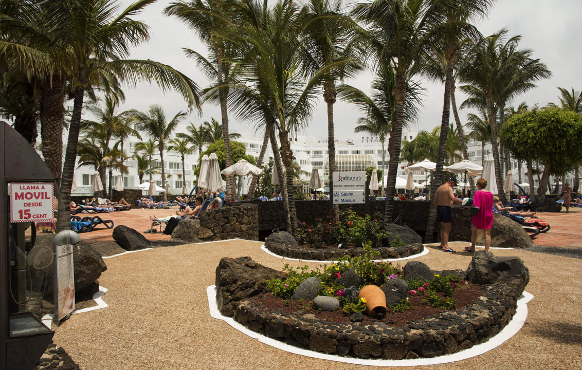 Eingang vom Strand Hipotels La Geria