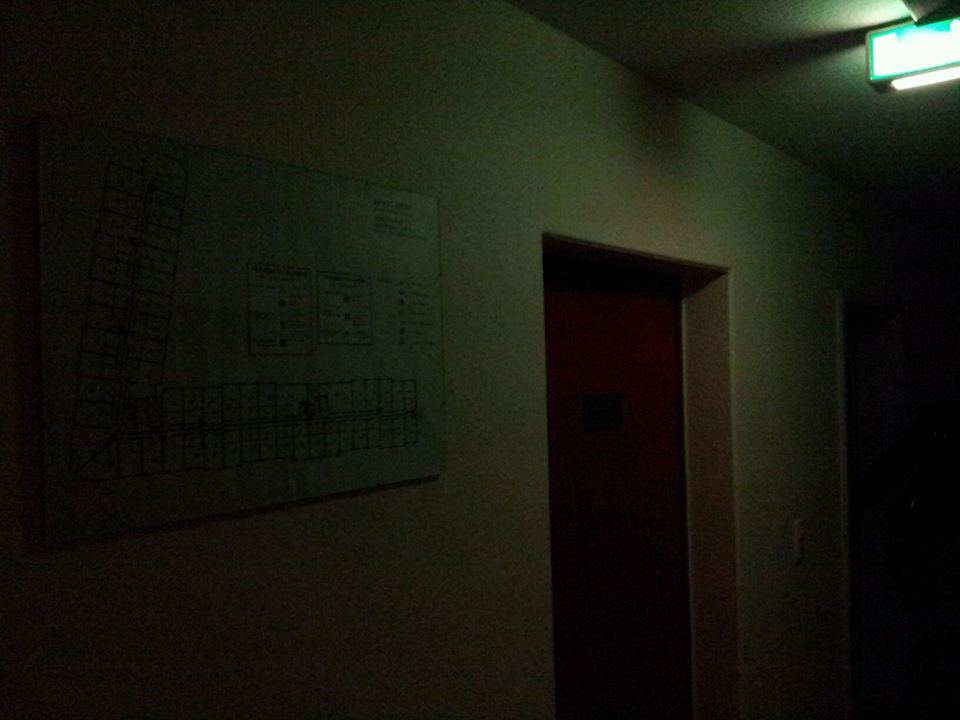 Ausgewiesener Fluchtweg in den Tod Apart Hotel Sehnde