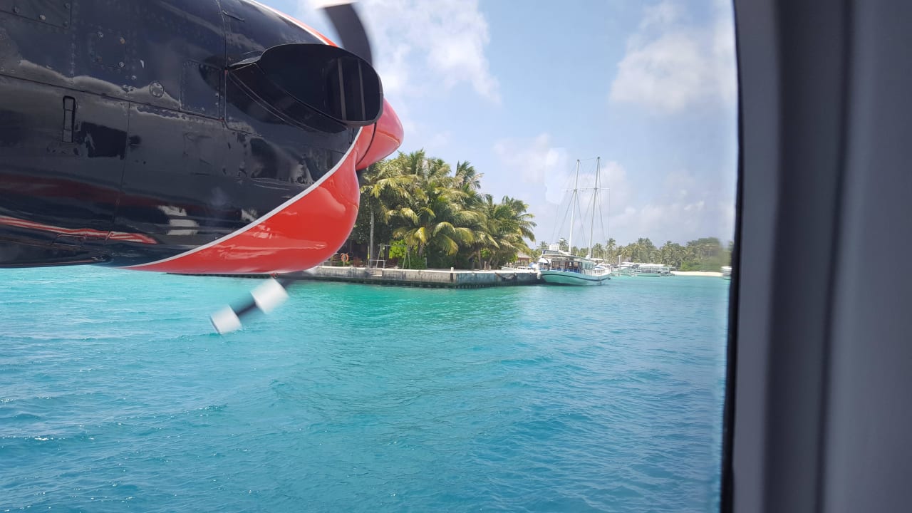 Landung auf Kuredu Kuredu Island Resort & Spa