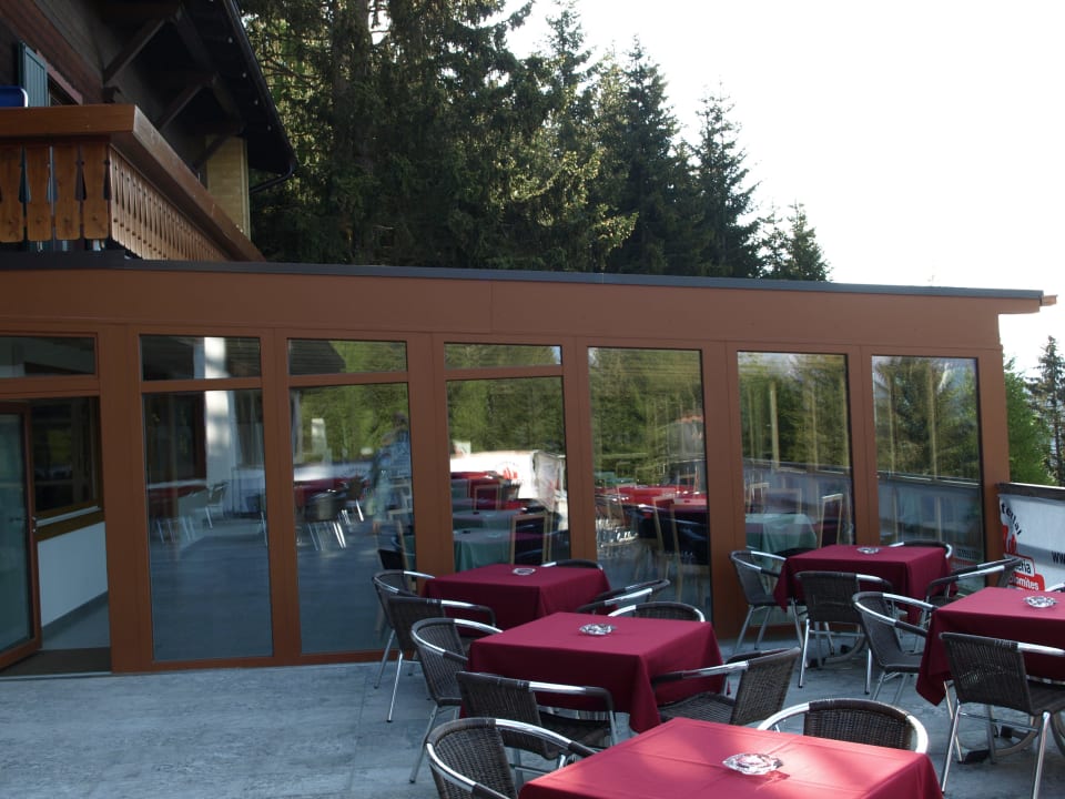Terrasse mit Wintergarten Alpenhotel Ratsberg
