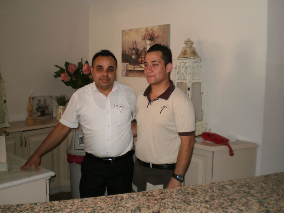 Barman Gokhan and Chef Recep Club Turtas Beach Hotel