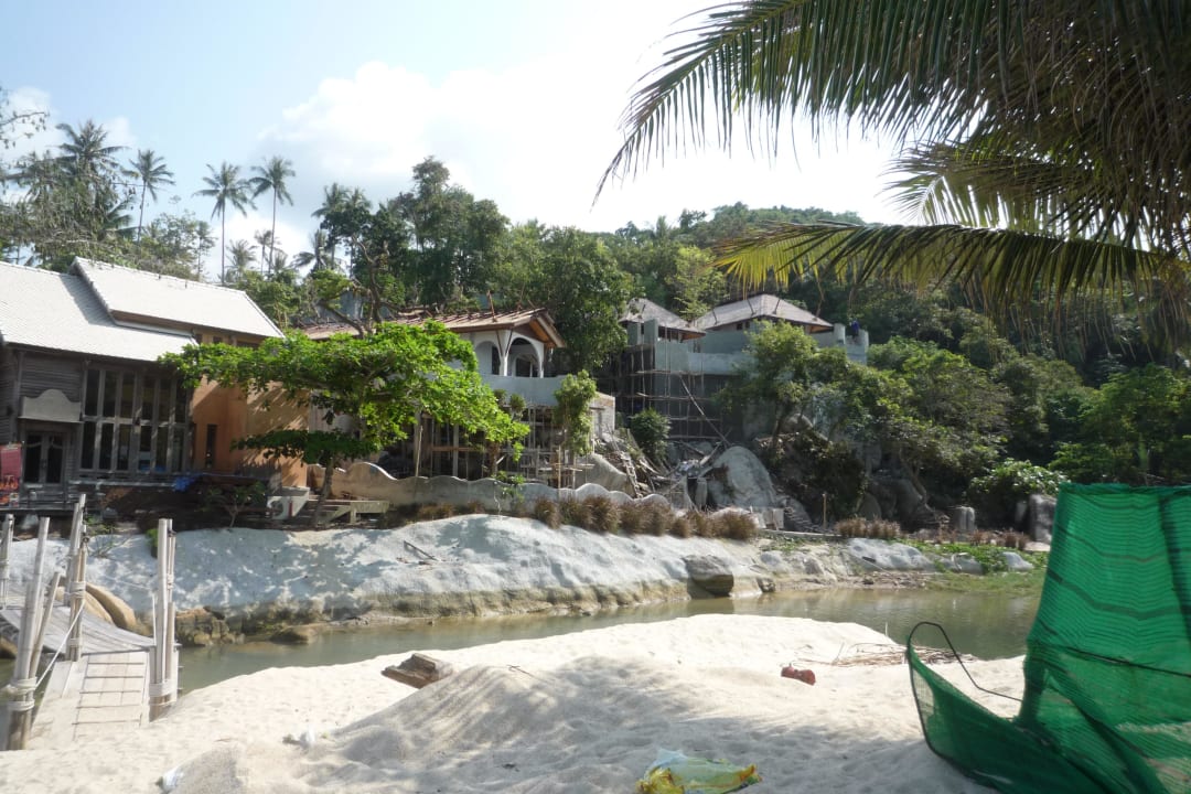 Baustelle am Strand Panviman Resort Koh Phangan