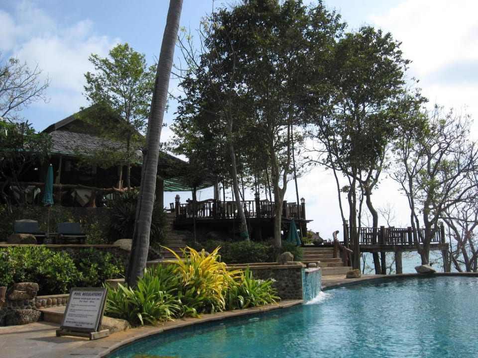 Pool und Poolrestaurant Panviman Resort Koh Phangan