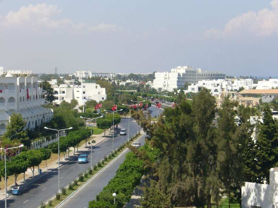 Der Blick von unserem Balkon Hotel El Kantaoui Center