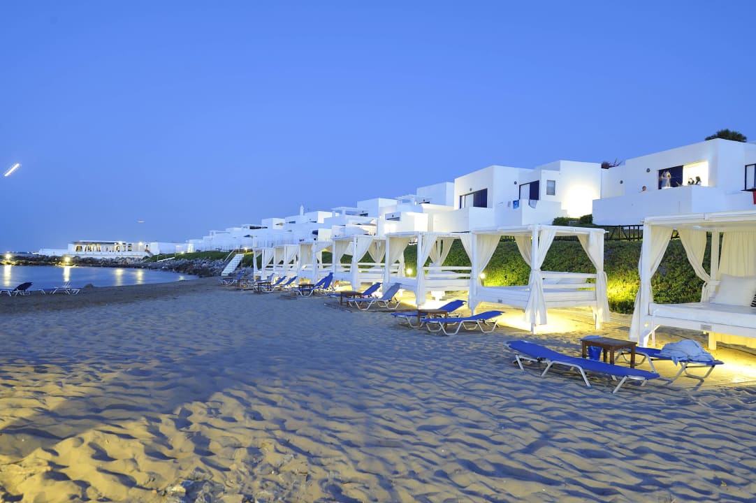 Illuminated Beach Beds Knossos Beach Bungalows Suites Resort & Spa