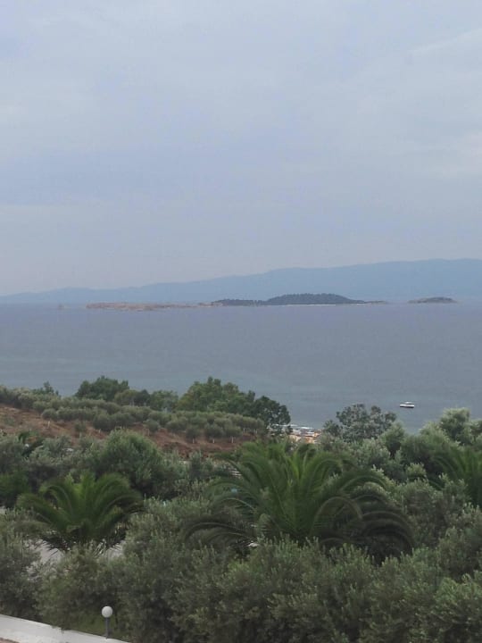 Vom Balkon  Akrathos Beach Hotel