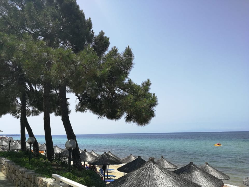 Blick auf das Meer  Hotel Portes Beach