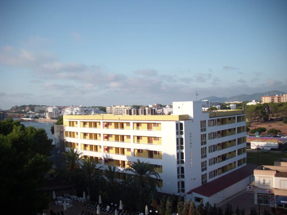 Aussicht Blick Richtung Meer 5. Etage, Zimmer 503 Moon Dreams Coral Beach