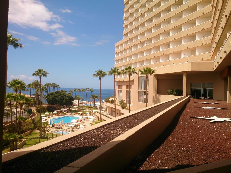 Blick vom Erdgeschoss Richtung Meer Iberostar Waves Bouganville Playa