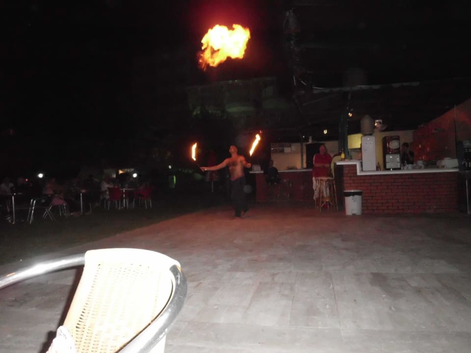Feuershow Incekum Su Hotel