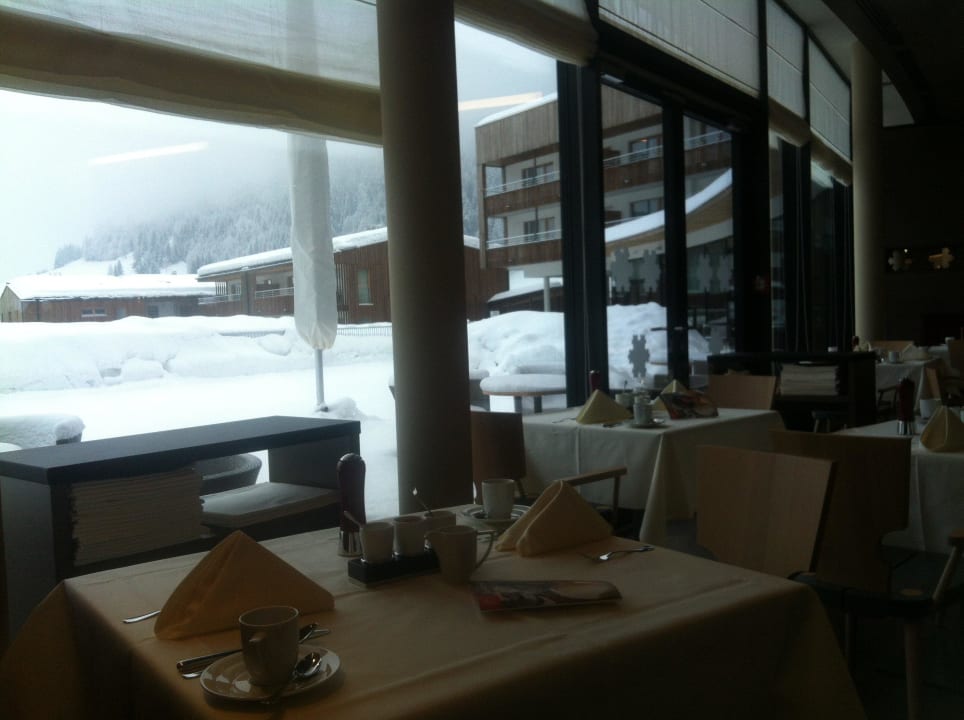 Blick aus dem Restaurant aja Bergresort Werfenweng