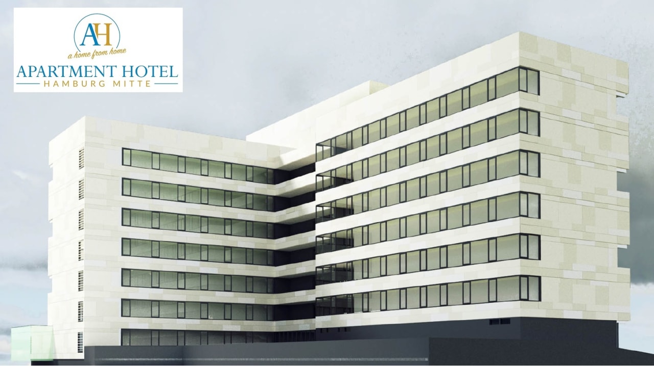 Außenansicht Apartment-Hotel Hamburg Mitte