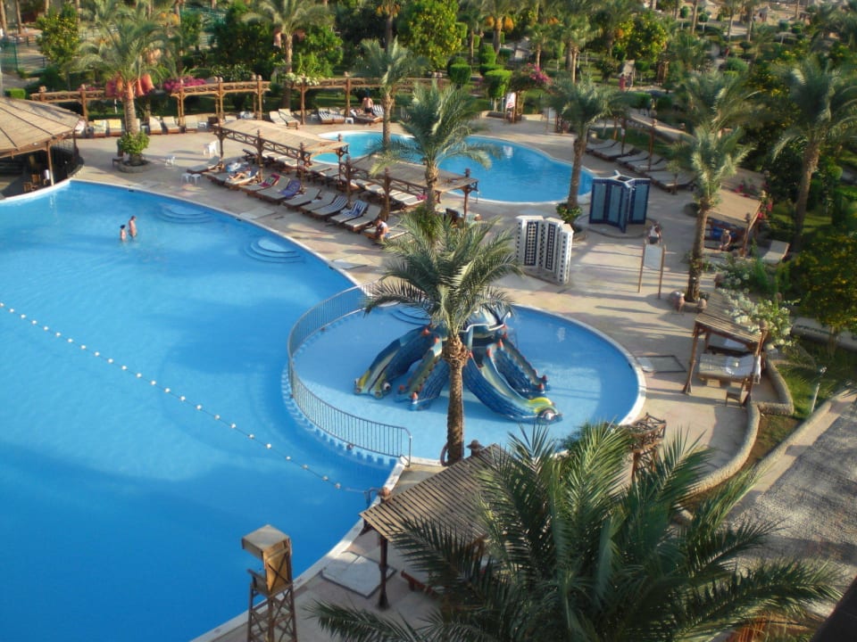 Aussicht vom Balkon Le Jardin Aqua Park Resort