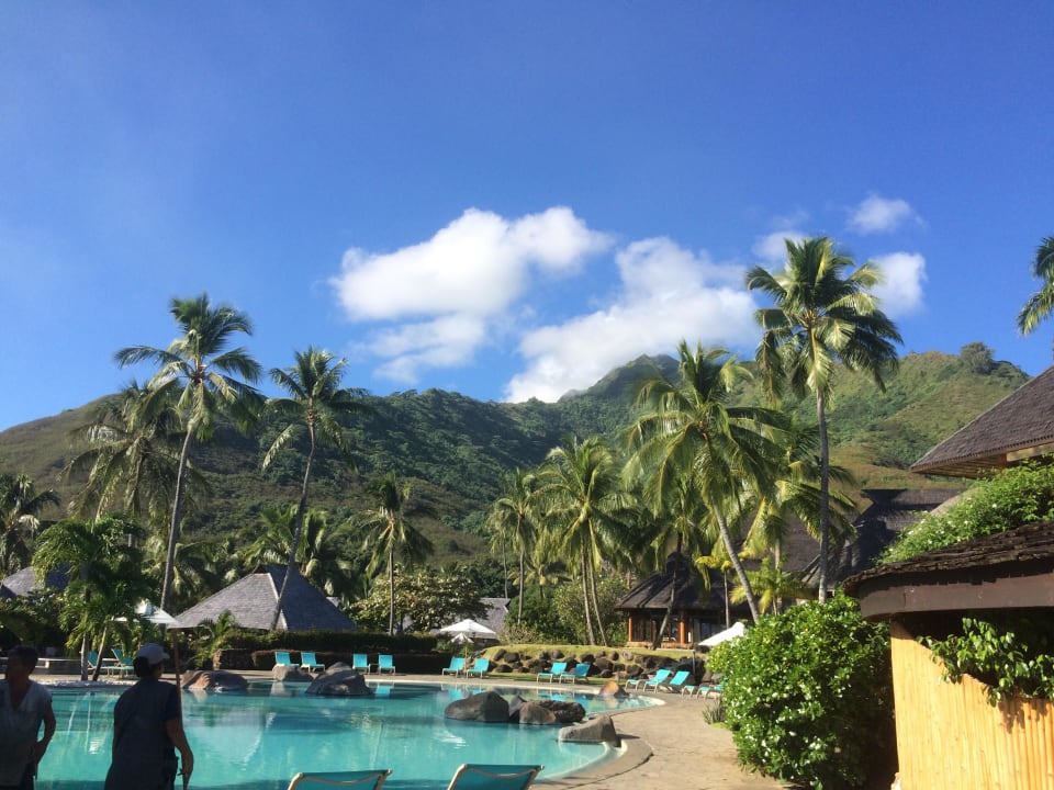 Garten und Pool Hilton Moorea Lagoon Resort & Spa