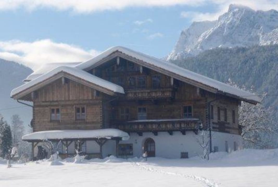 Winter mit Hochkalter Ferienwohnung Oberreitlehen
