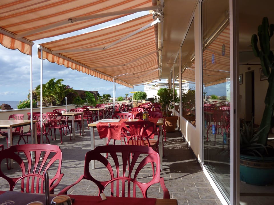 Terrasse des Restaurants für Snacks tagsüber   Hotel Gran Rey