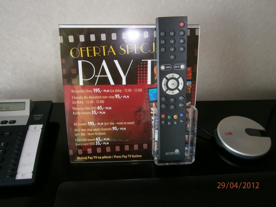 Preise Pay-TV Hotel Ibb Andersia