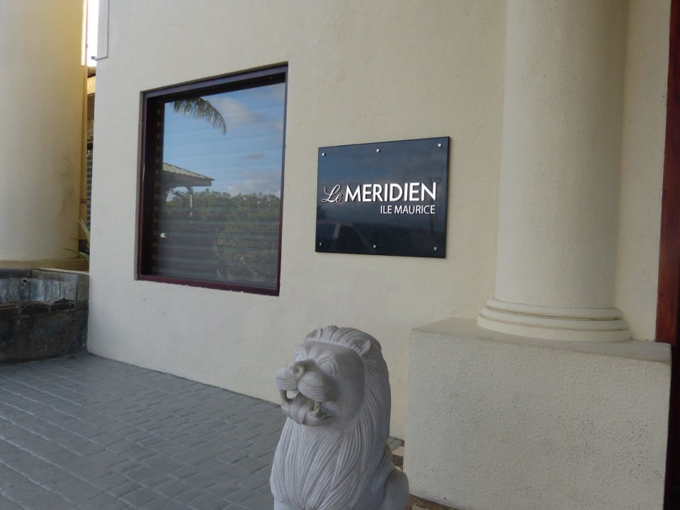 Eingang Le Meridien Ile Maurice