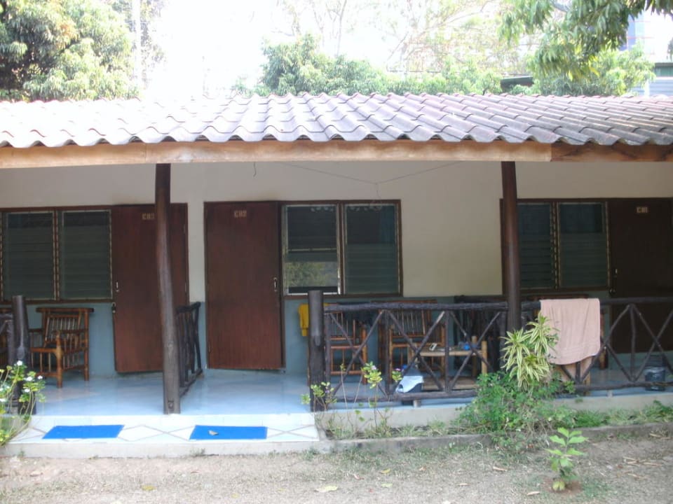 Unser Zimmer mit Terrasse Home Garden Resort