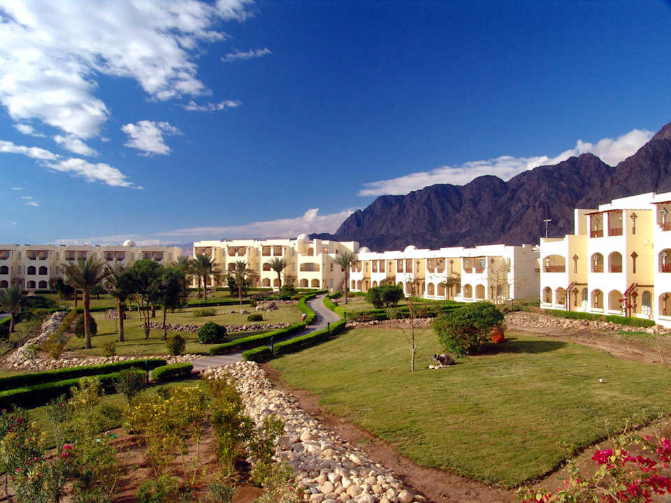 Blick vom Balkon Aquis Taba Paradise Resort