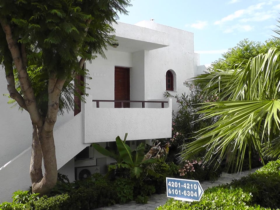 Eingang zu unserem Bungalow Sentido Kyknos Beach Adults Only 16+