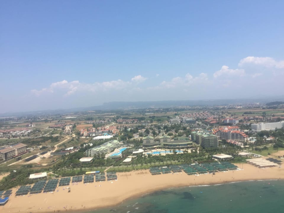 Aussicht beim Parasailing  Hotel Orfeus Park