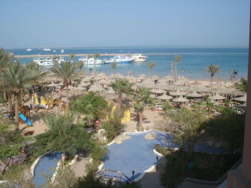 Aussicht von unserm Balkon Giftun Azur Resort