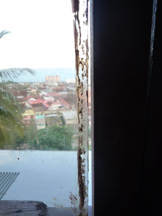 Fensterkitt ist Mangelware Hotel El Castillo