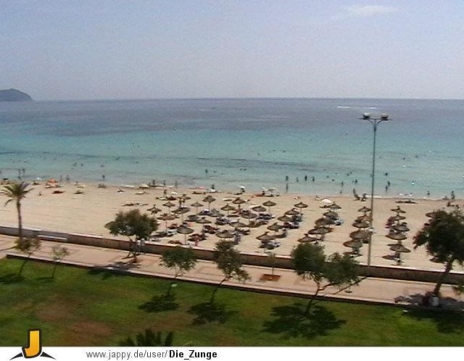 Blick vom Balkon Hipotels Hipocampo Playa