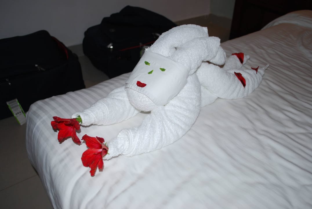 Handtuch-Kunst Golden Beach Resort