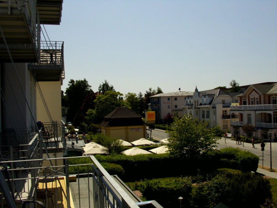 Blick vom Balkon Hotel Nordwind & Haus Wenden