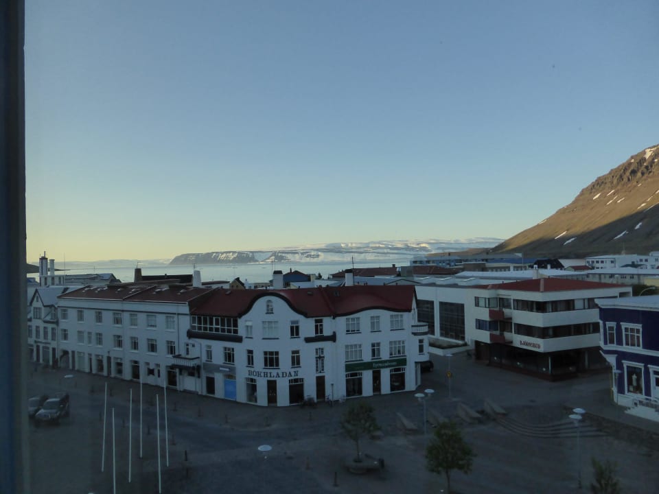 Aus Zimmer  Hotel Isafjördur