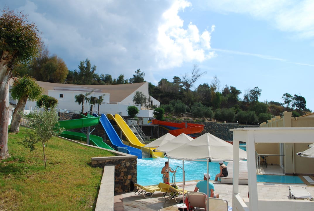 Бассейн с горками Lindos Royal Resort