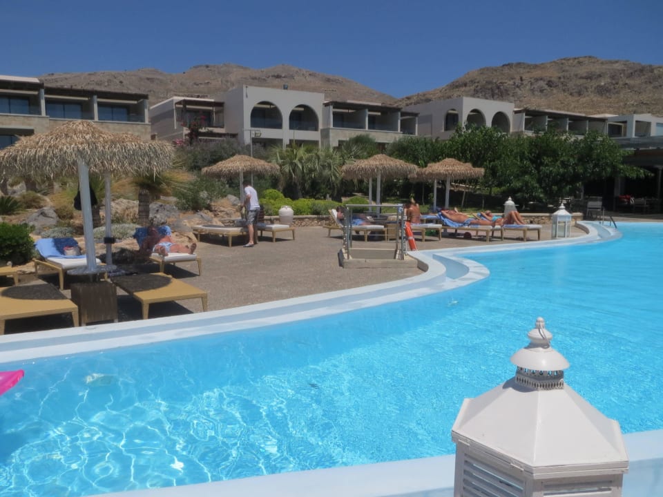 Blick vom Meerwasserpool aus Aquagrand Artistic Luxury Beach Resort - Adults only