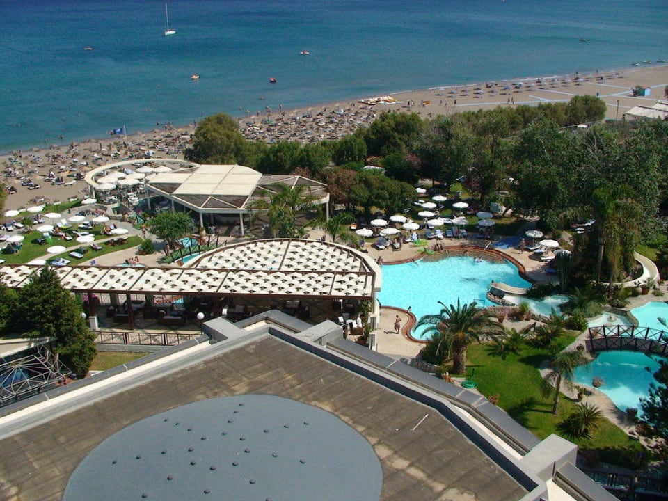 Ausblick vom 7. Stock Hotel Calypso Beach