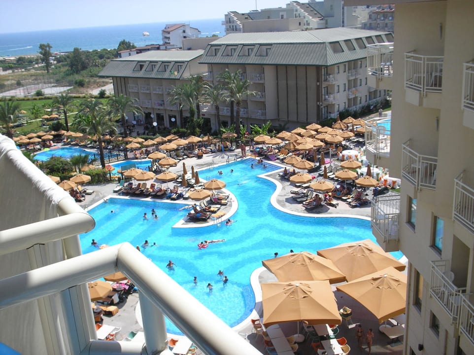 Blick vom Balkon Hotel Novum Garden Side