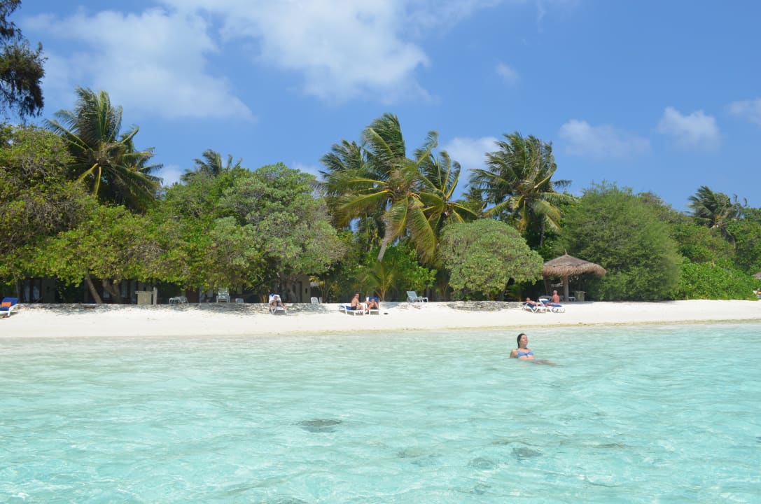 Strand bei Flut Adaaran Select Hudhuran Fushi - Premium All Inclusive