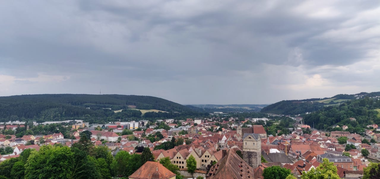 Ausblick JUFA Hotel Festung Rosenberg Kronach